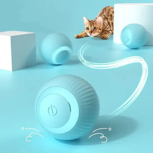 Smart Rechargeable Cat Rolling Ball Toy