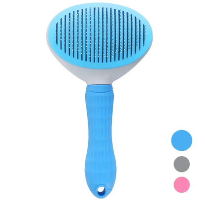 Fluffycare Grooming & Deshedding Brush Blue