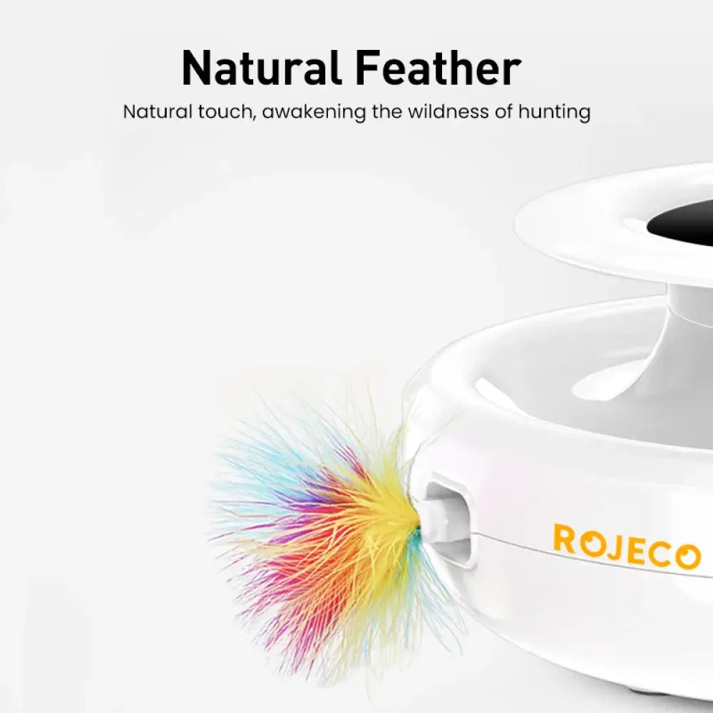 Rojeco 2-In-1 Smart Cat Toy